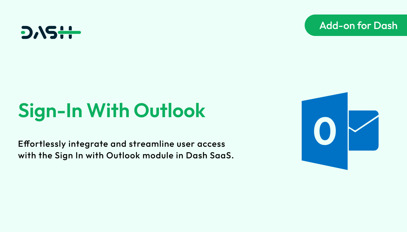 Sign-In With Outlook – Dash SaaS Add-on - WorkDo