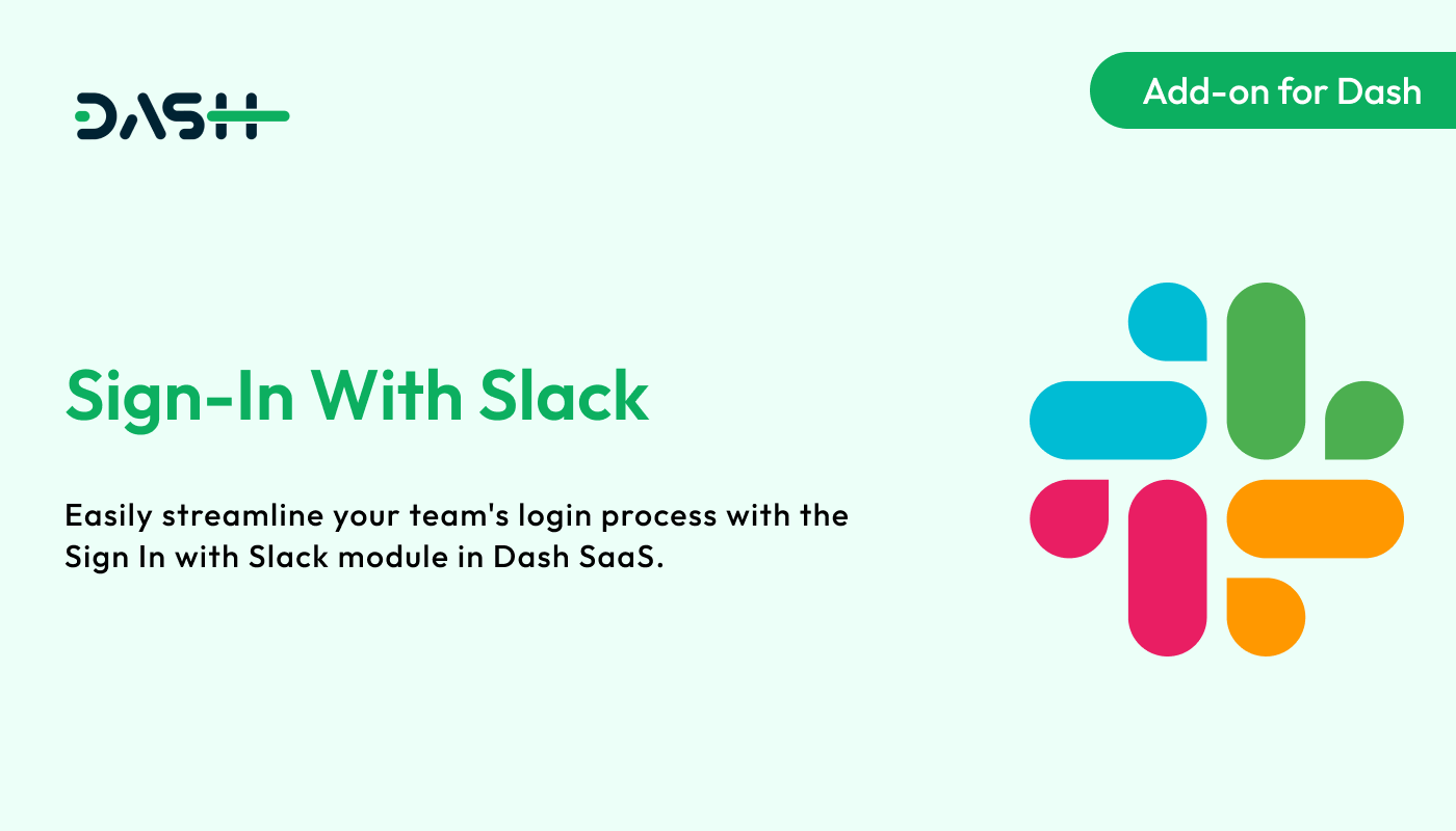 Sign-In With Slack – Dash SaaS Add-on - WorkDo