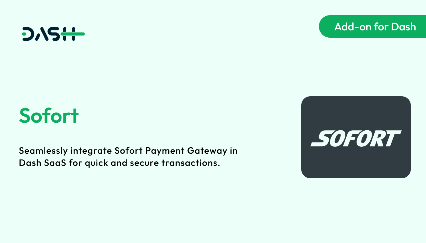 Sofort – Dash SaaS Add-on - WorkDo