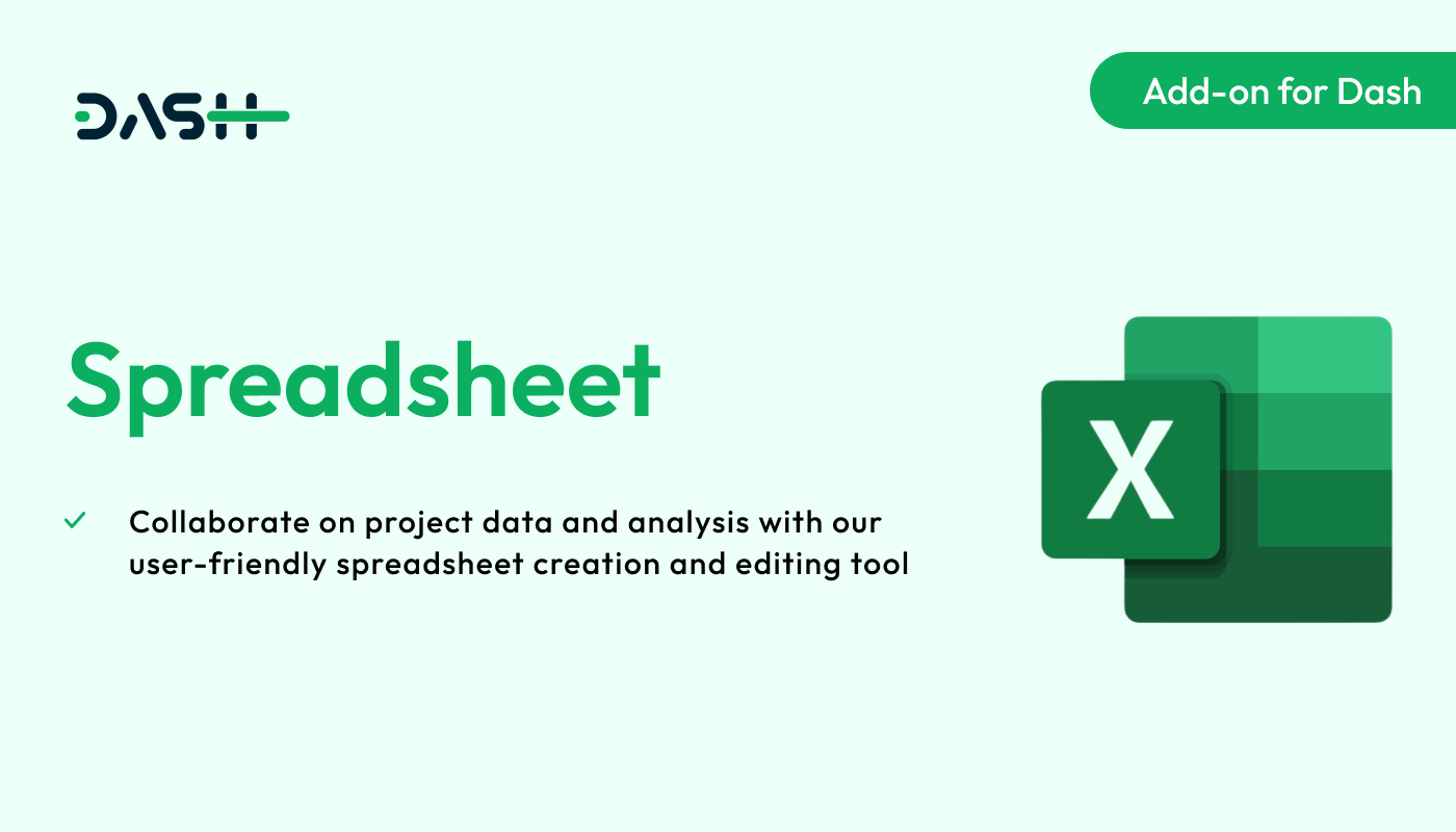Spreadsheet – Dash SaaS Add-on - WorkDo