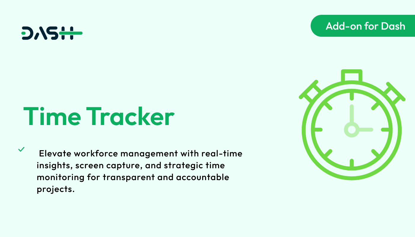 Time Tracker – Dash SaaS Add-on - WorkDo