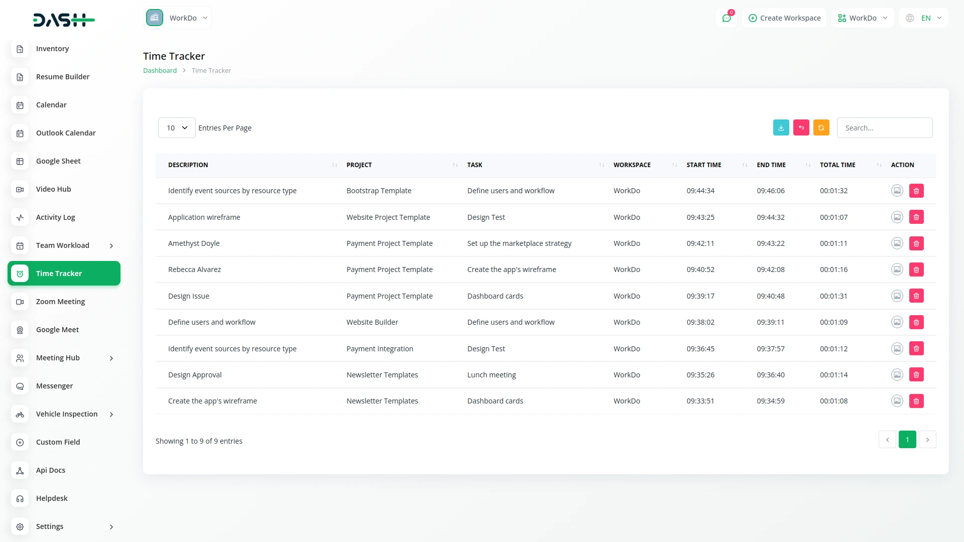 Time Tracker