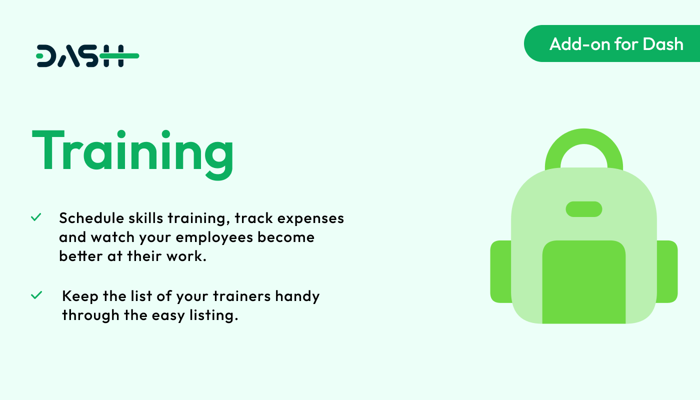 Training – Dash SaaS Add-on - WorkDo