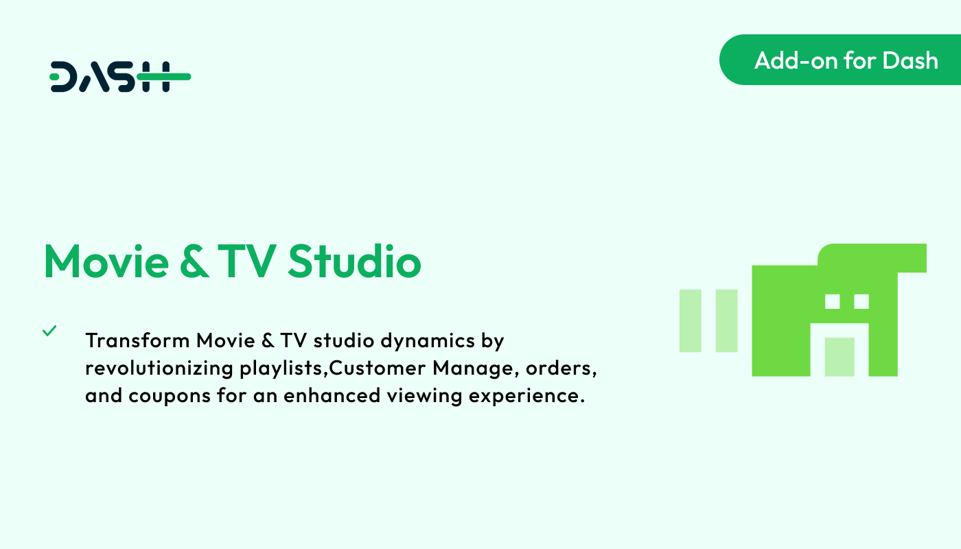 Movie & Tv Studio – Dash SaaS Add-on - WorkDo