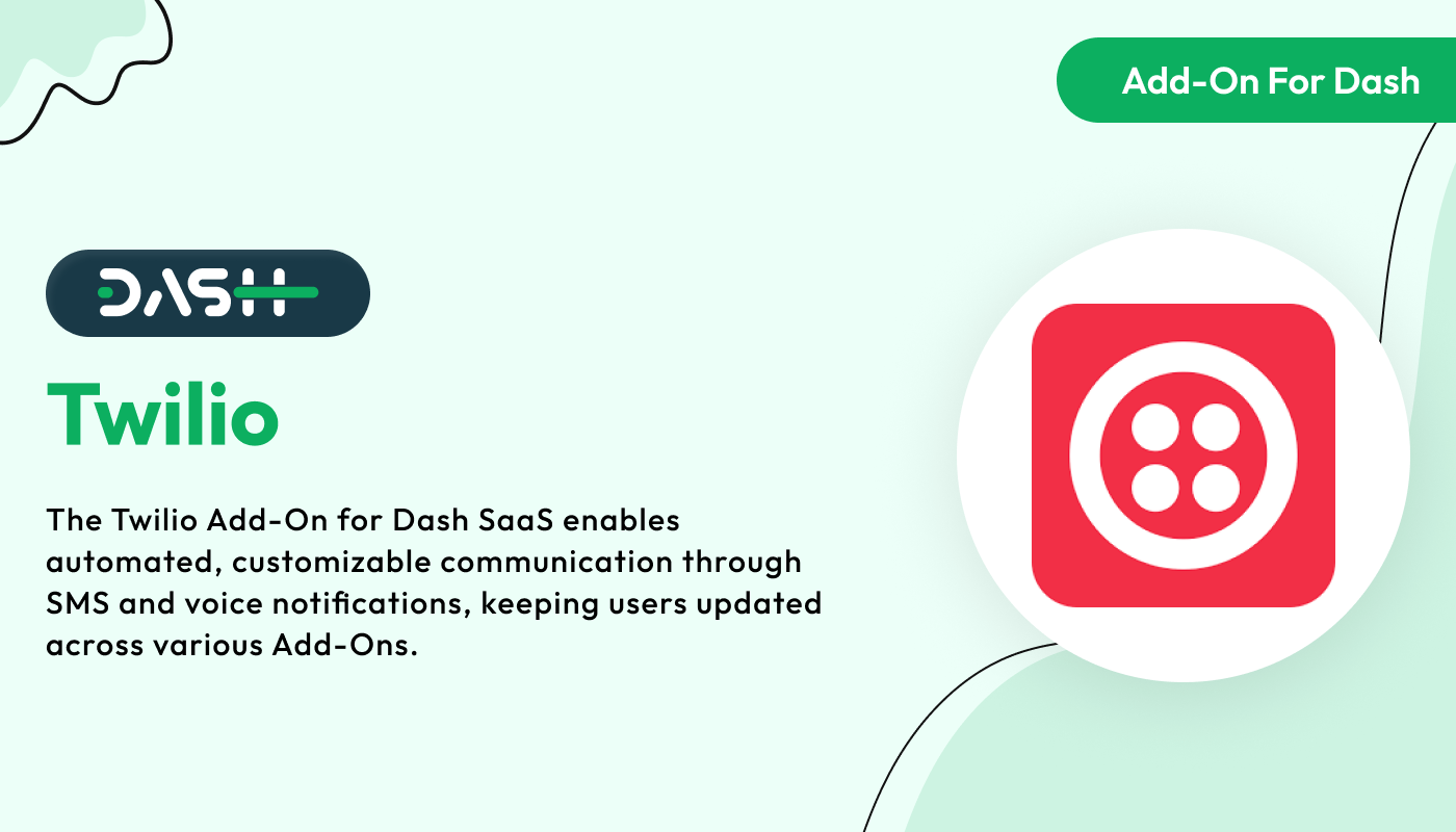 Twilio – Dash SaaS Add-on - WorkDo