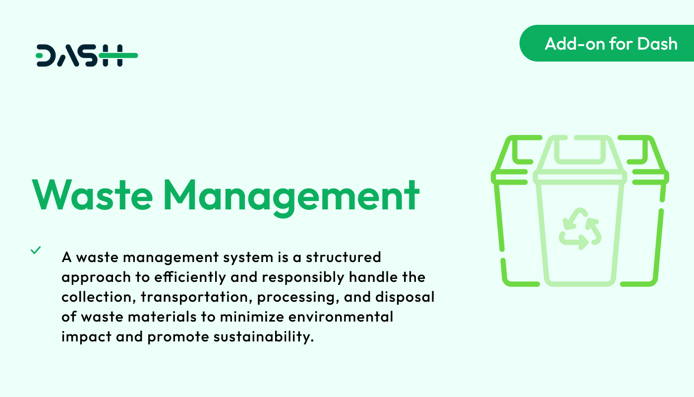 Waste Management – Dash SaaS Add-on - WorkDo
