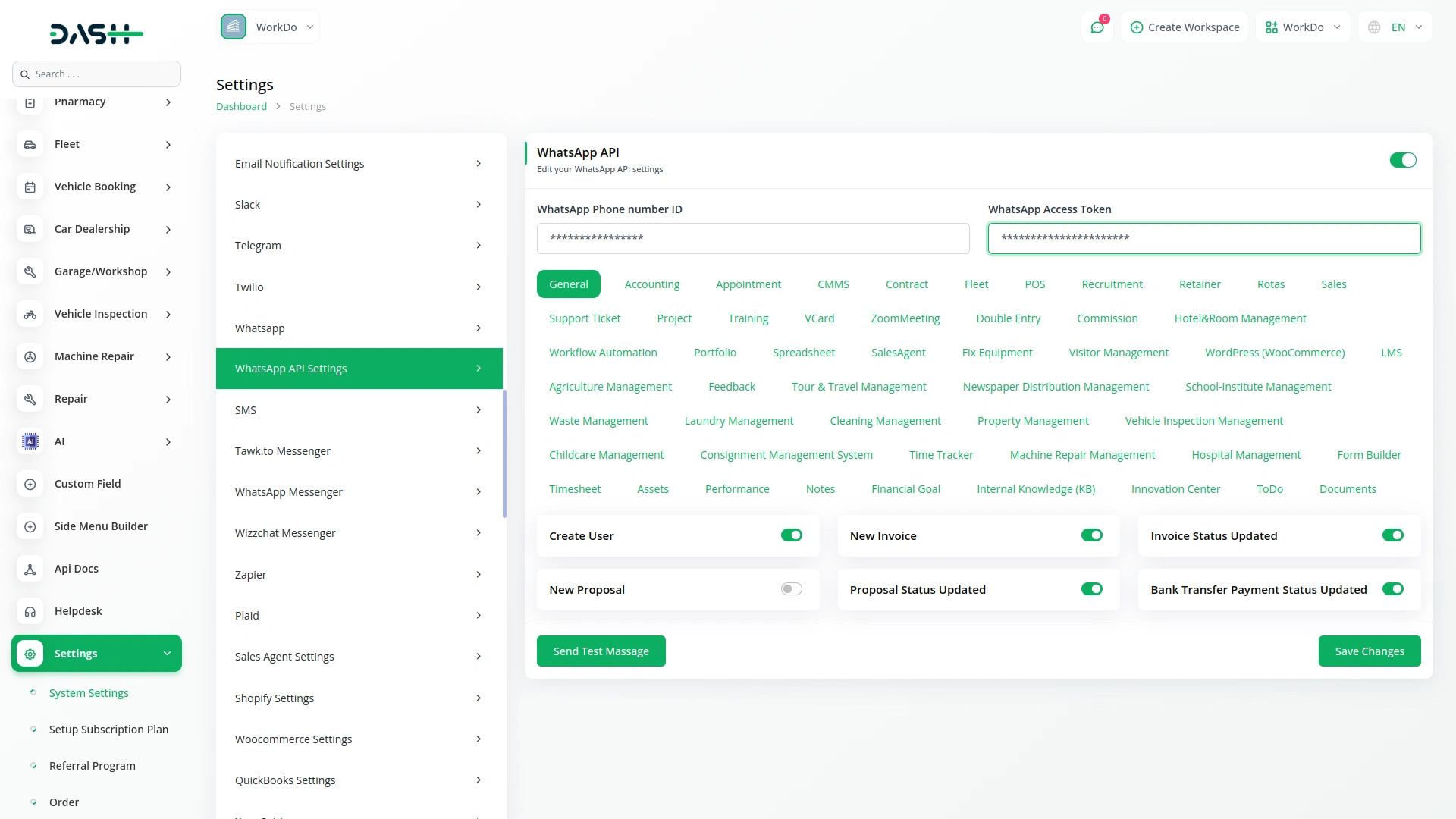 WhatsApp API