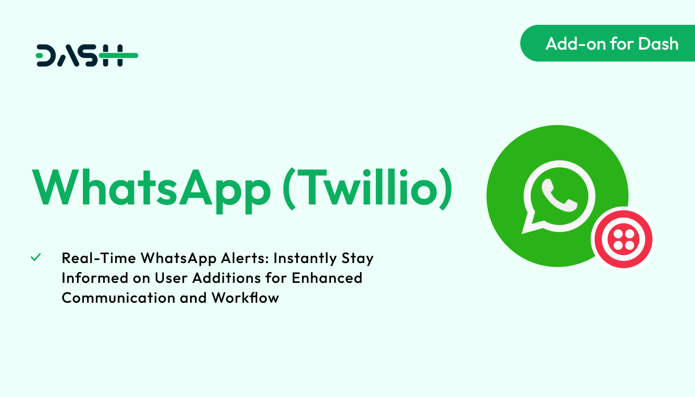 WhatsApp (Twilio) – Dash SaaS Add-on - WorkDo