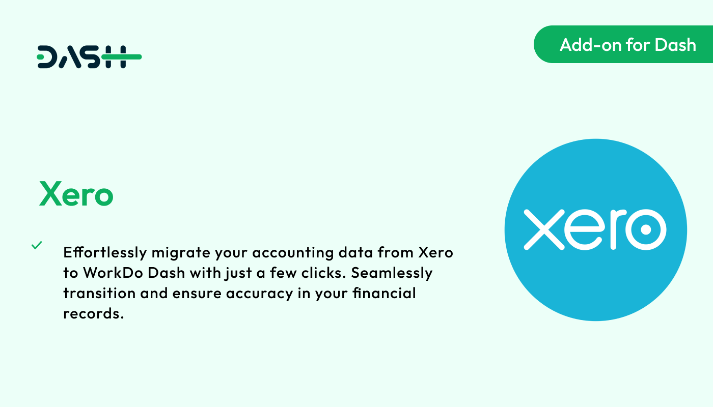 Xero – Dash SaaS Add-on - WorkDo
