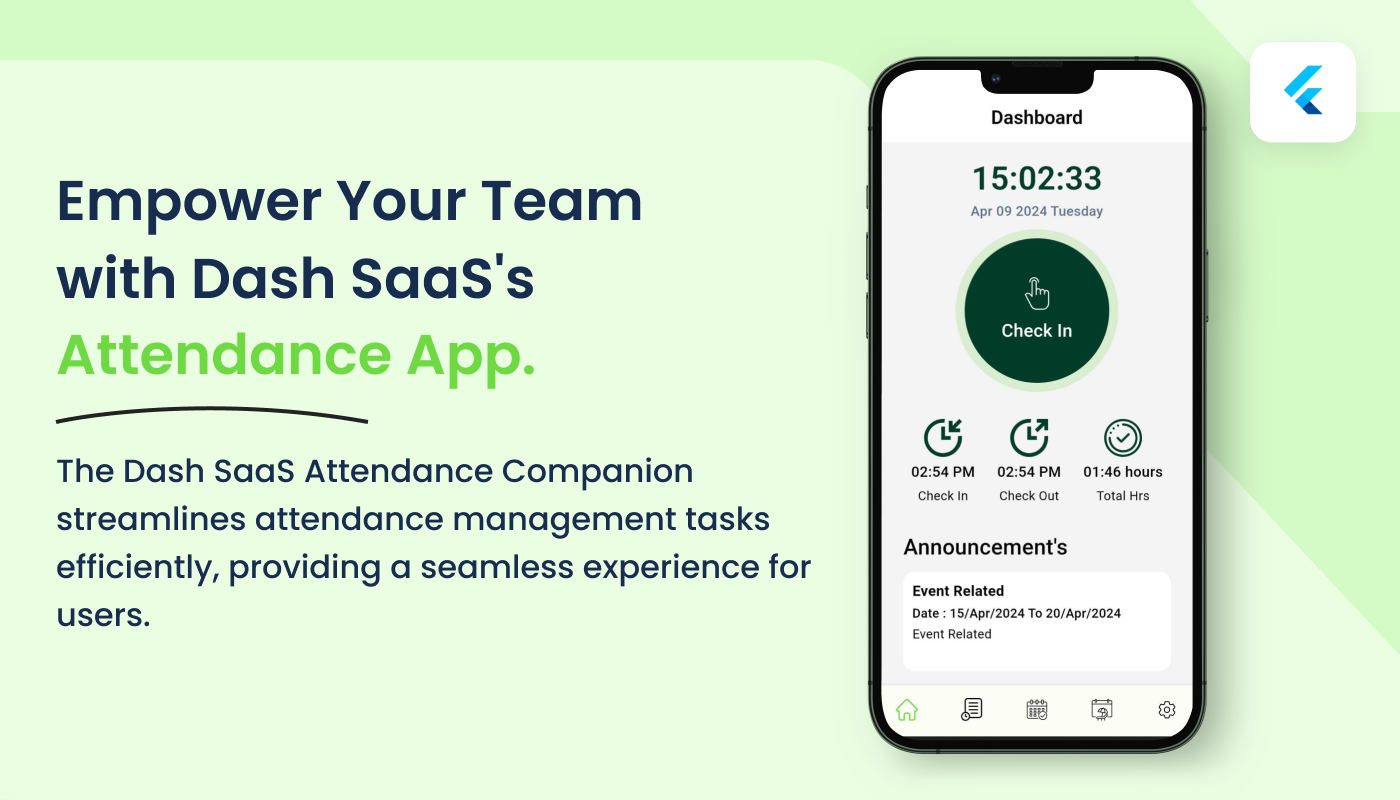 Attendance – Dash Mobile App - WorkDo