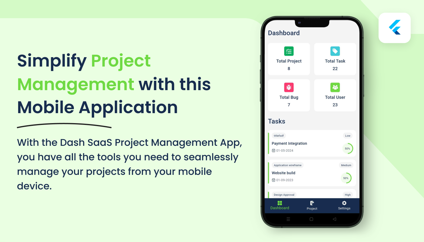 Project Management – Dash Mobile App - WorkDo