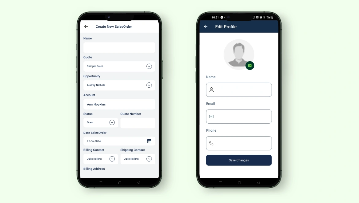 Sales – Dash Mobile App