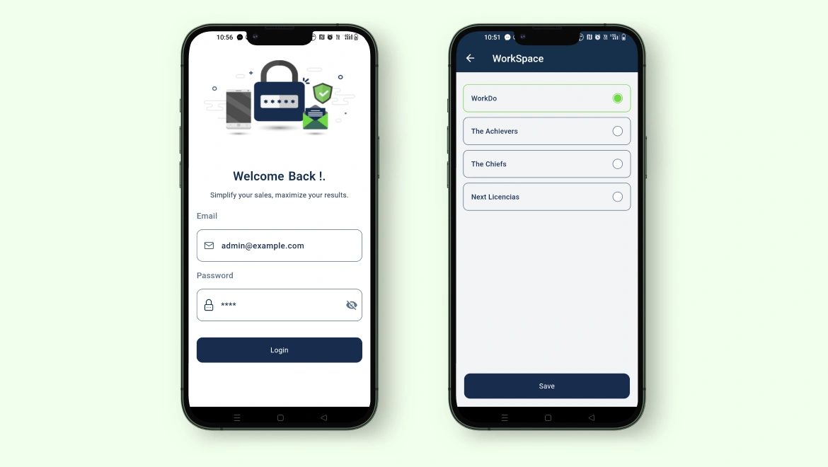 Sales – Dash Mobile App