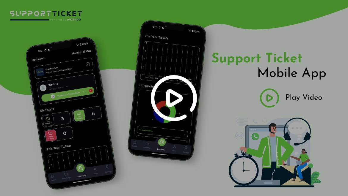 Support Ticket – Dash Mobile App