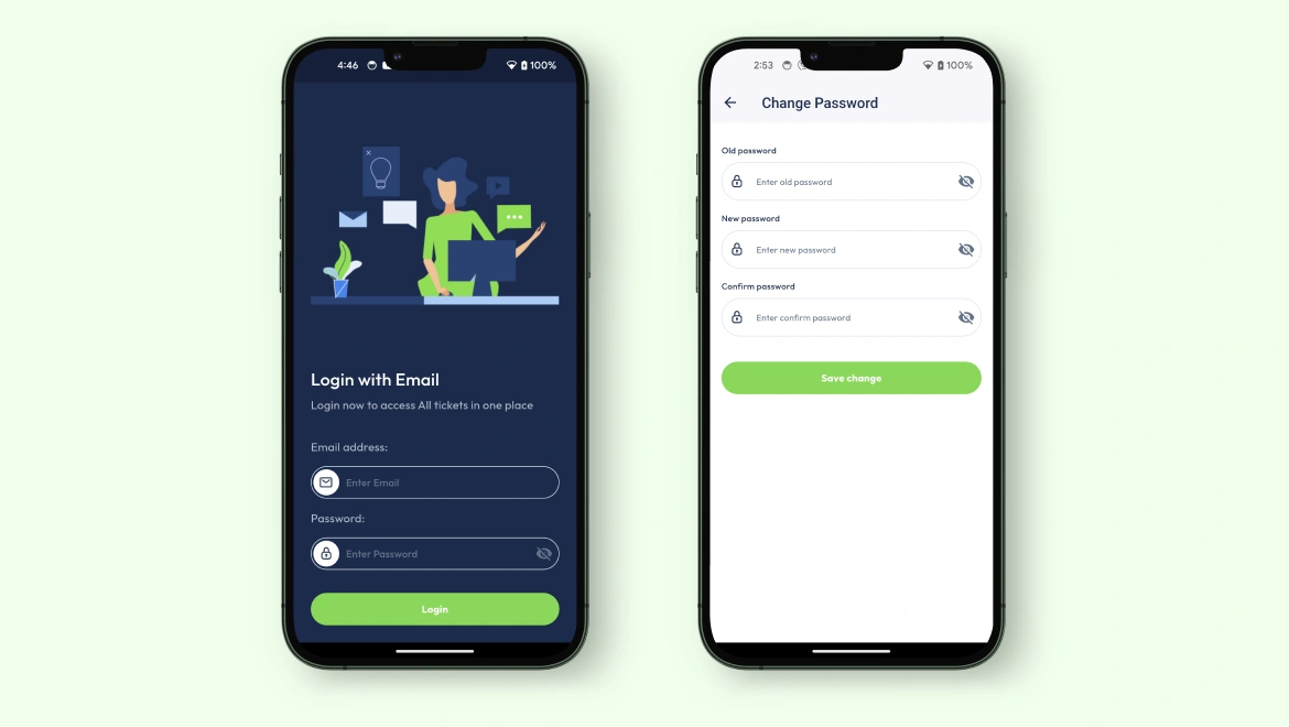 Support Ticket – Dash Mobile App