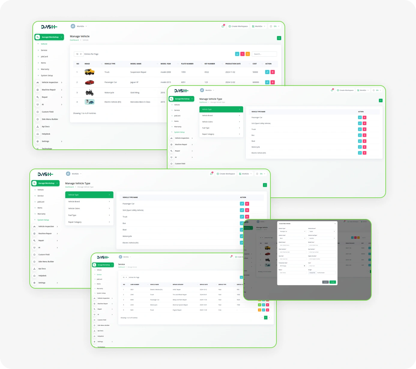 Garage/Workshop Management System