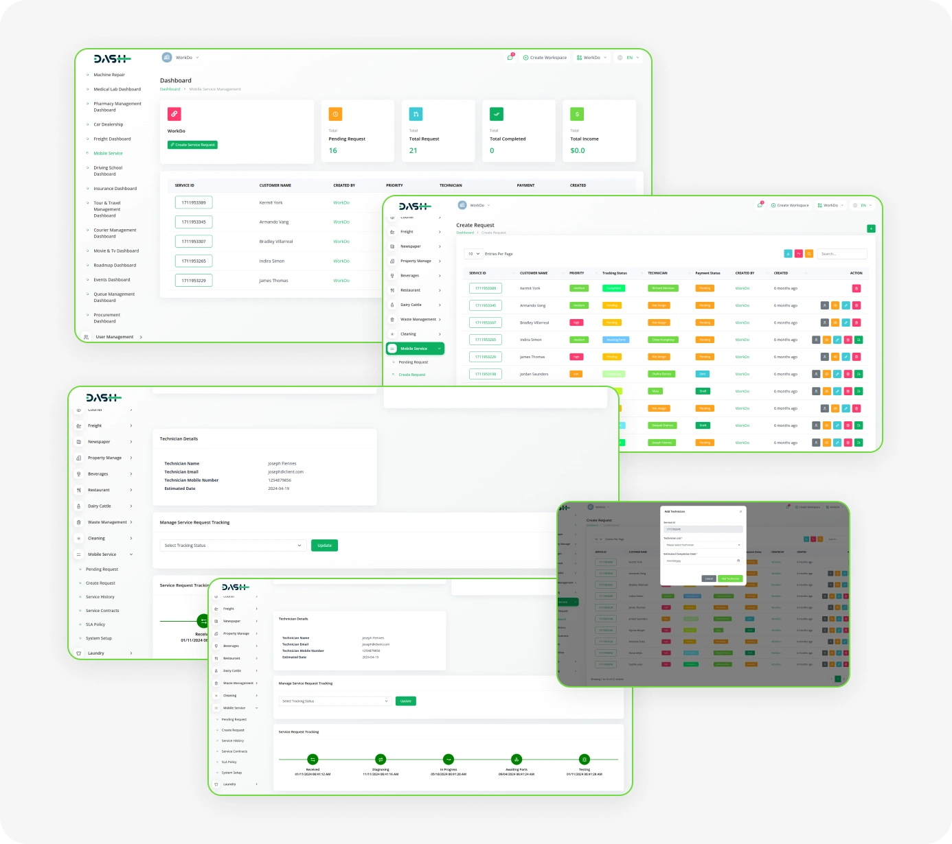 Mobile Service Management