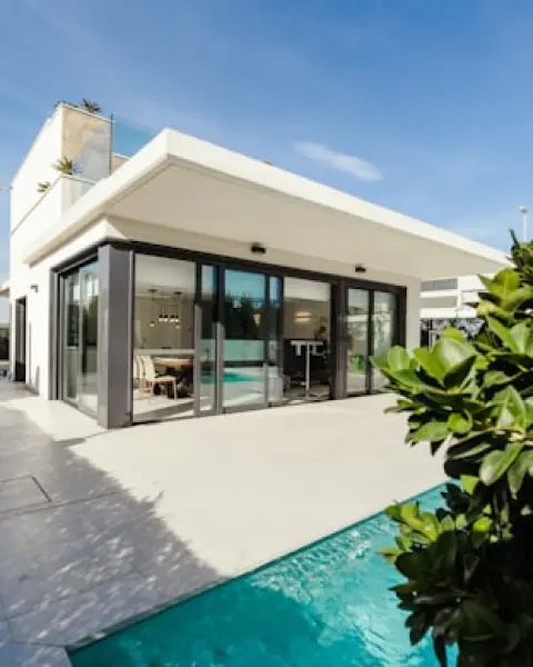 Modern house with a swimming pool