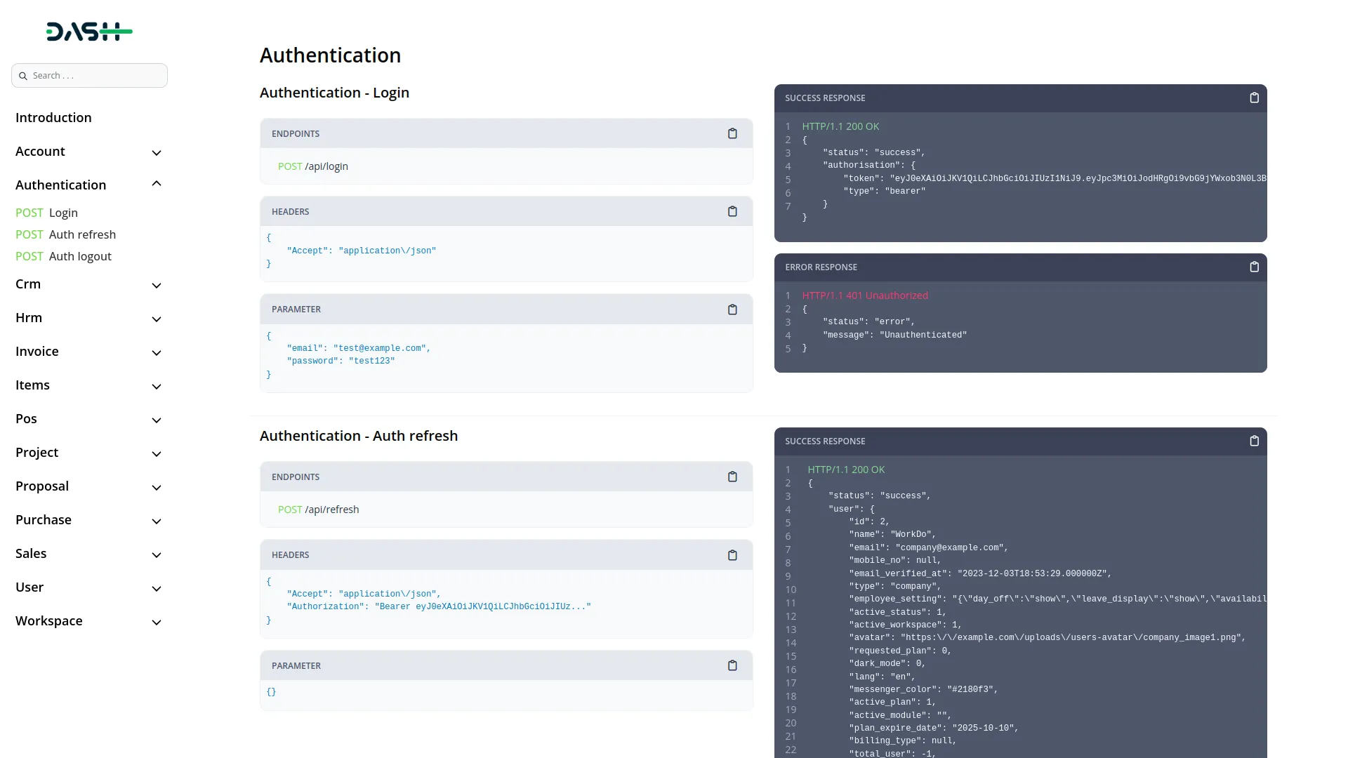 API Docs Api Docs