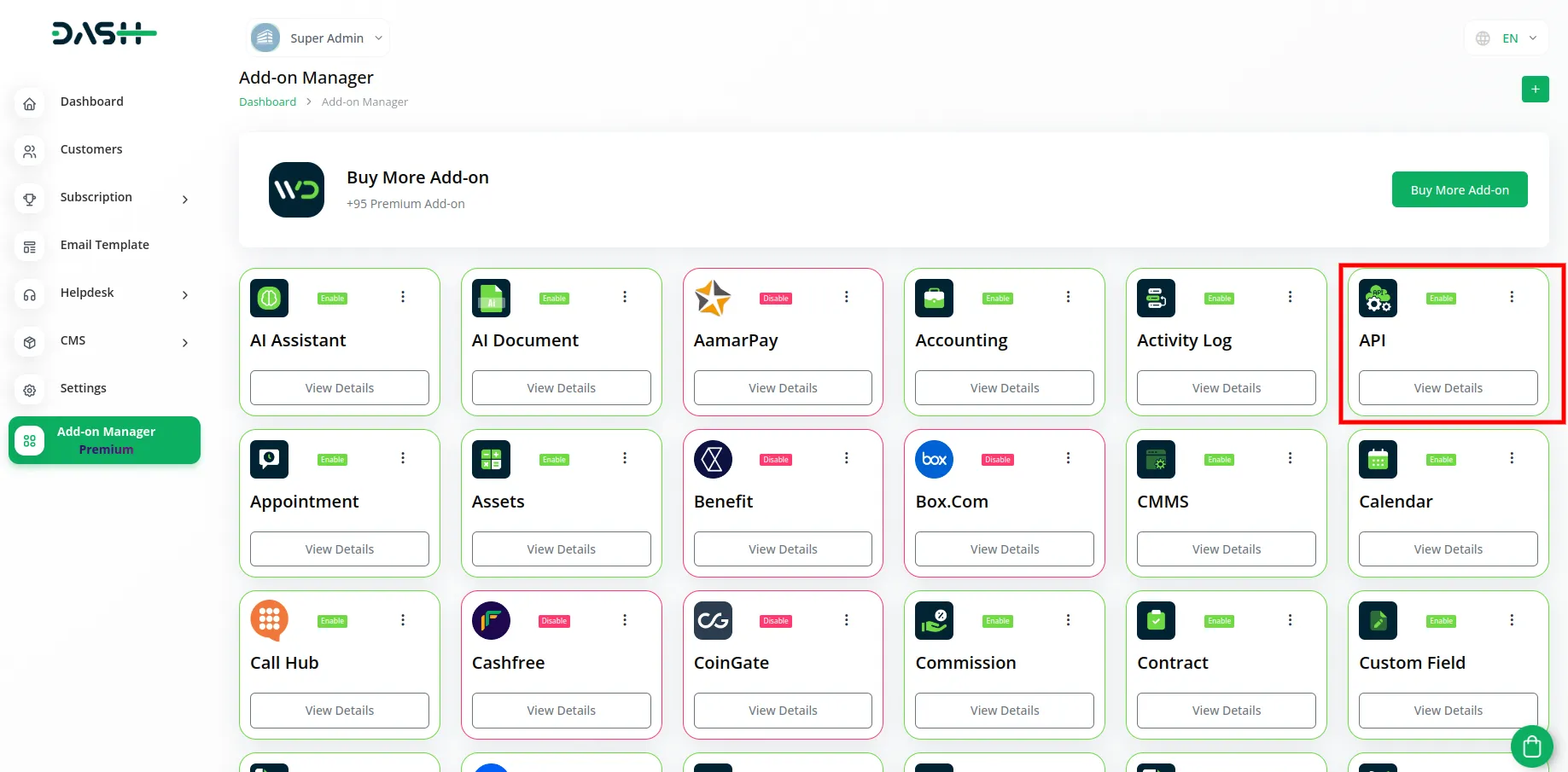 Api Docs Dash Saas