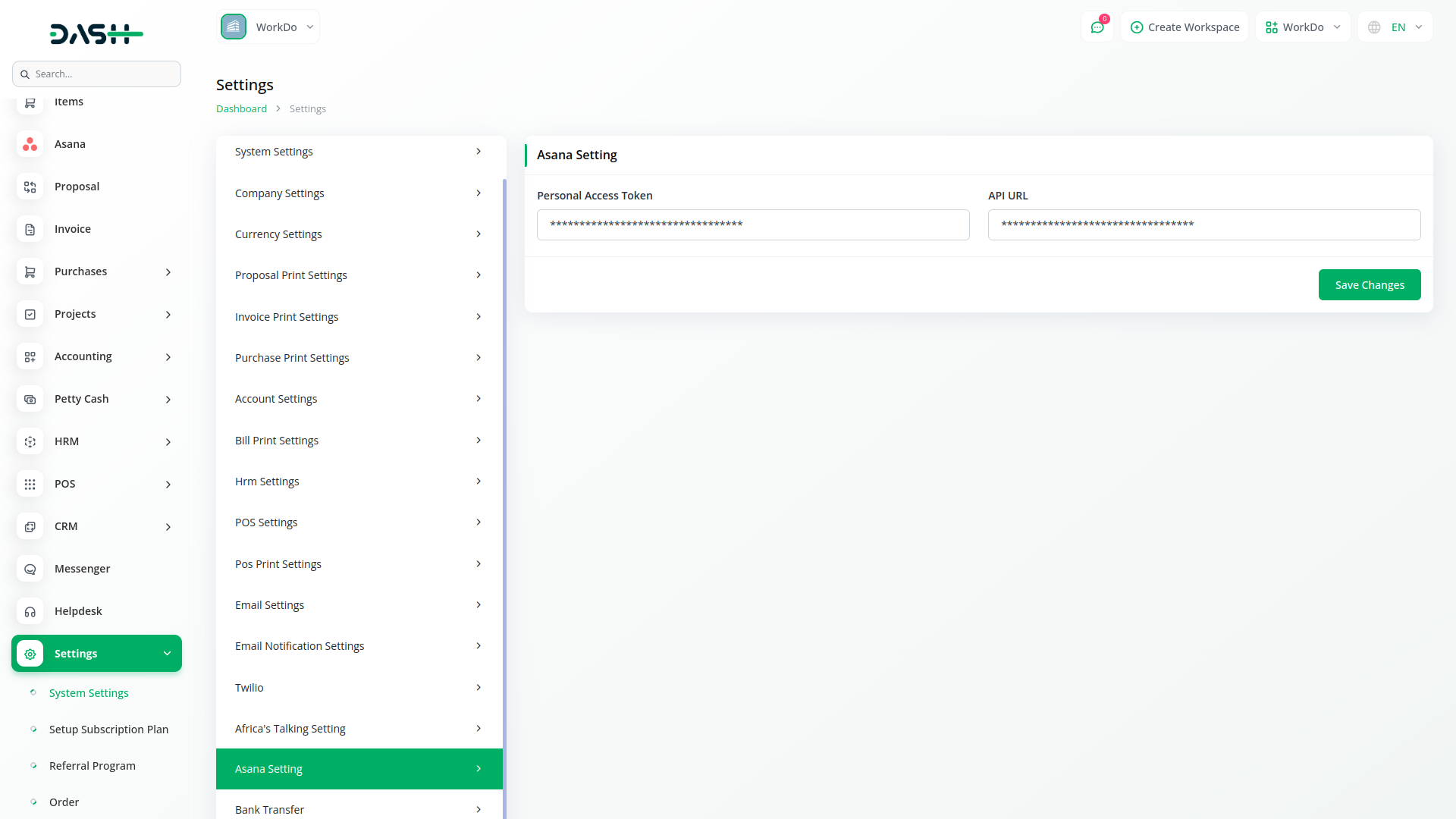 Asana Project Management