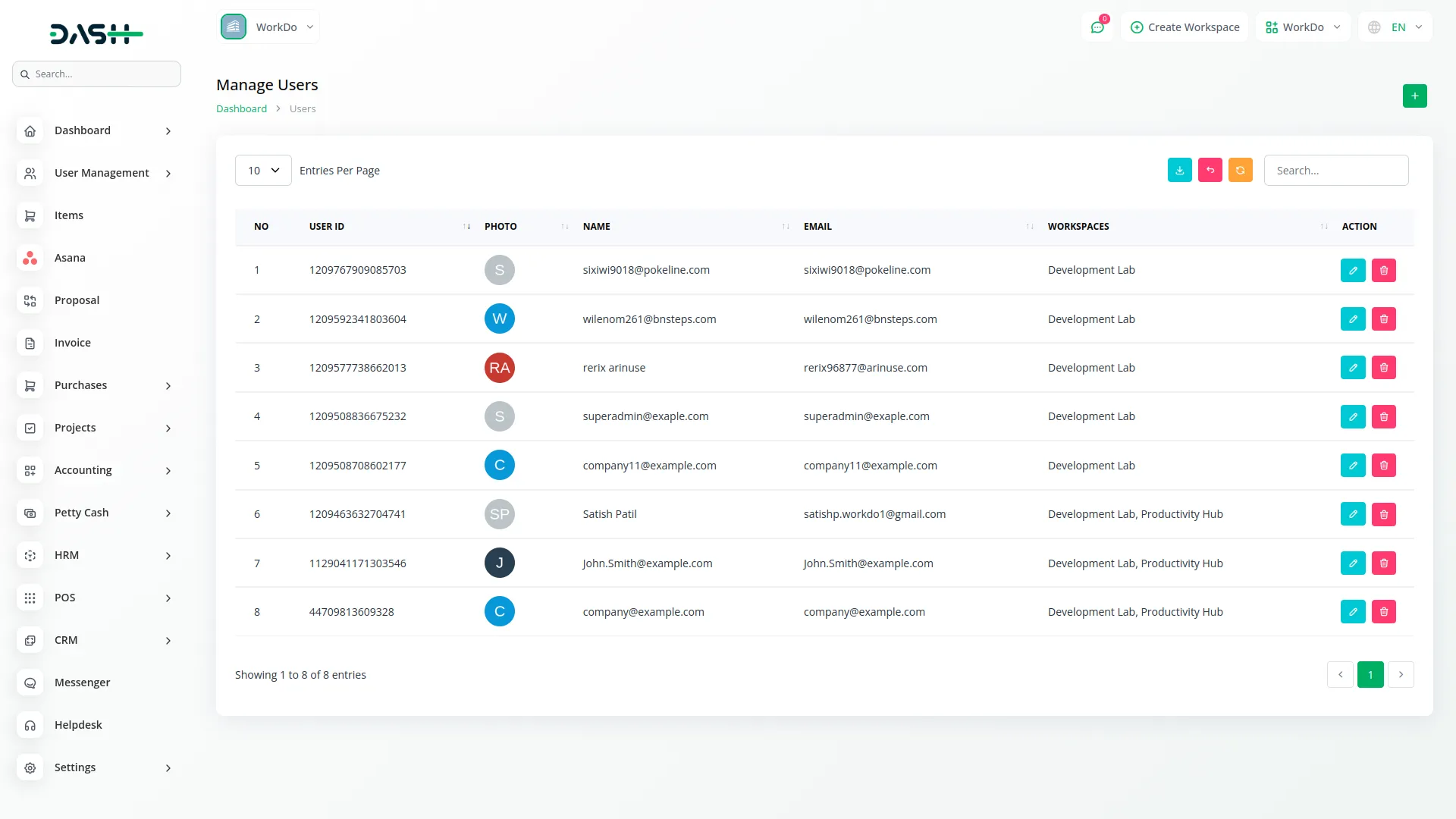 Asana Project Management