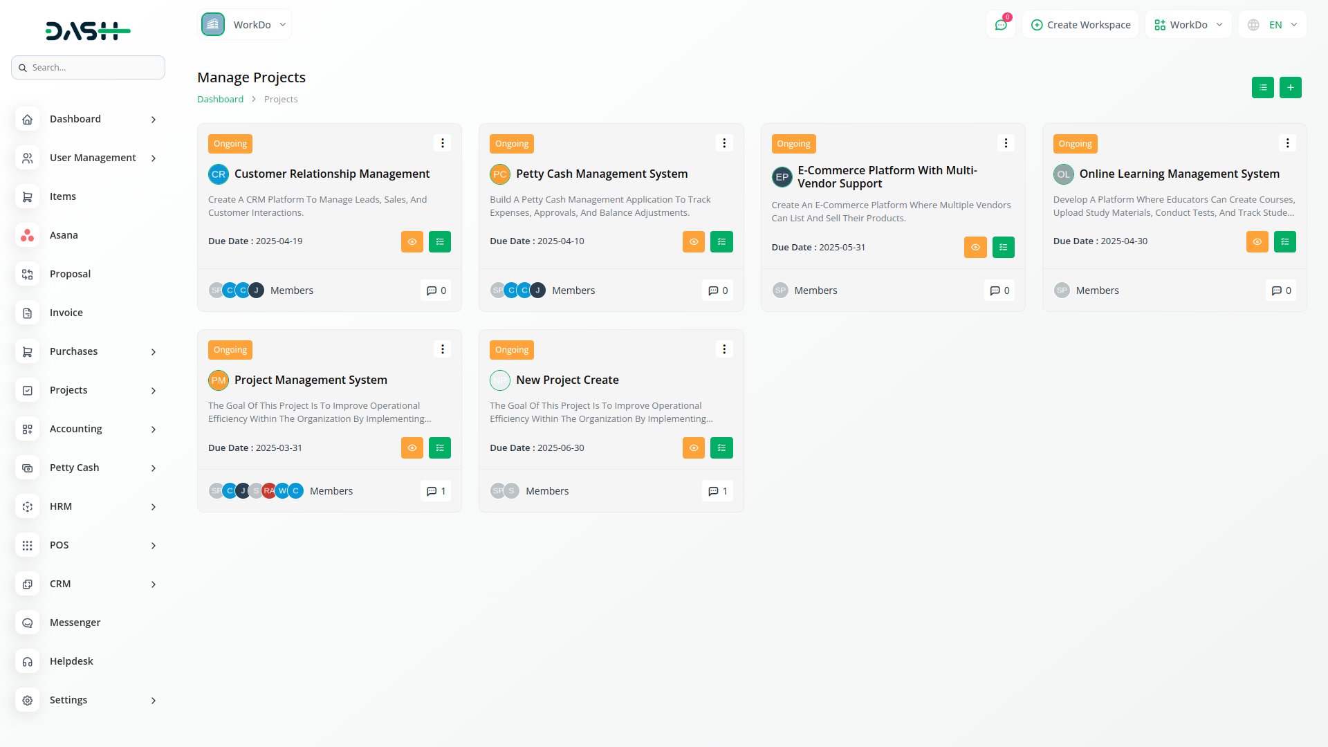 Asana Project Management
