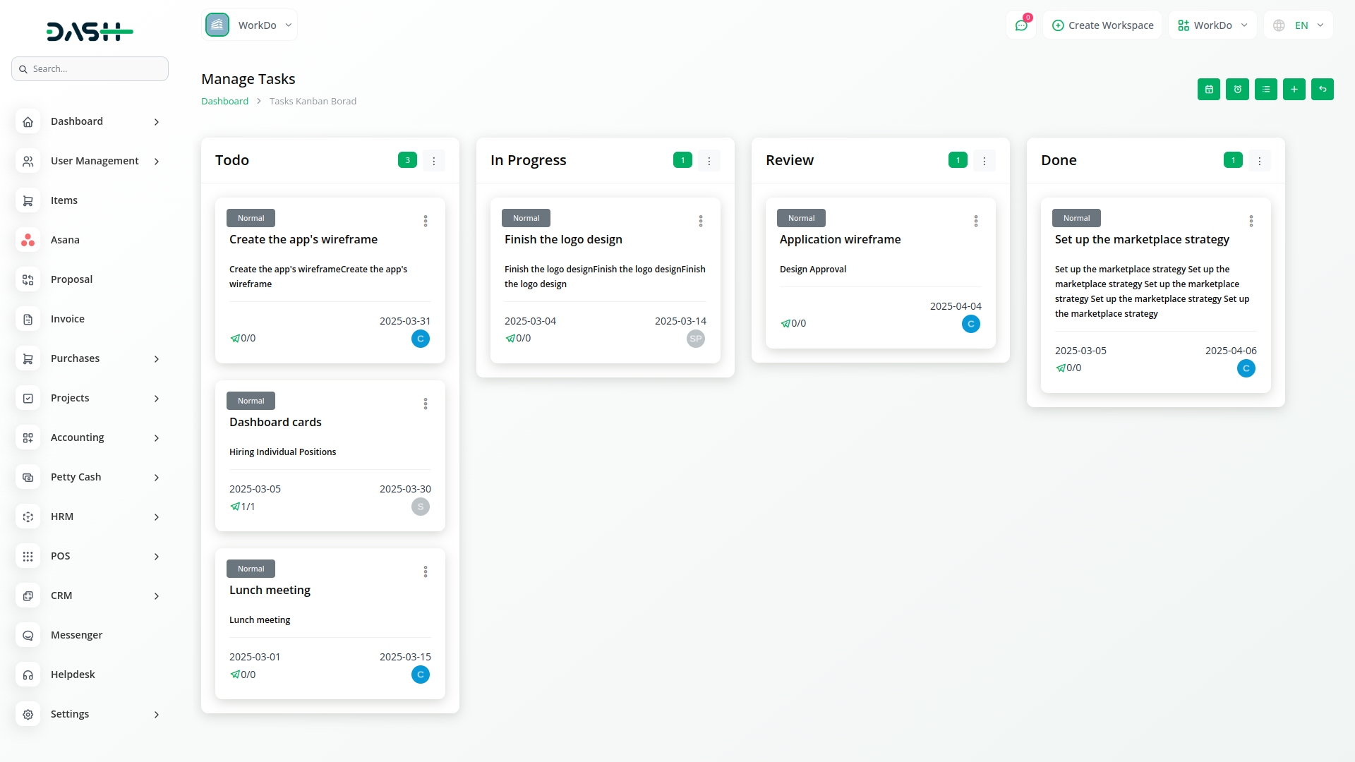Asana Project Management