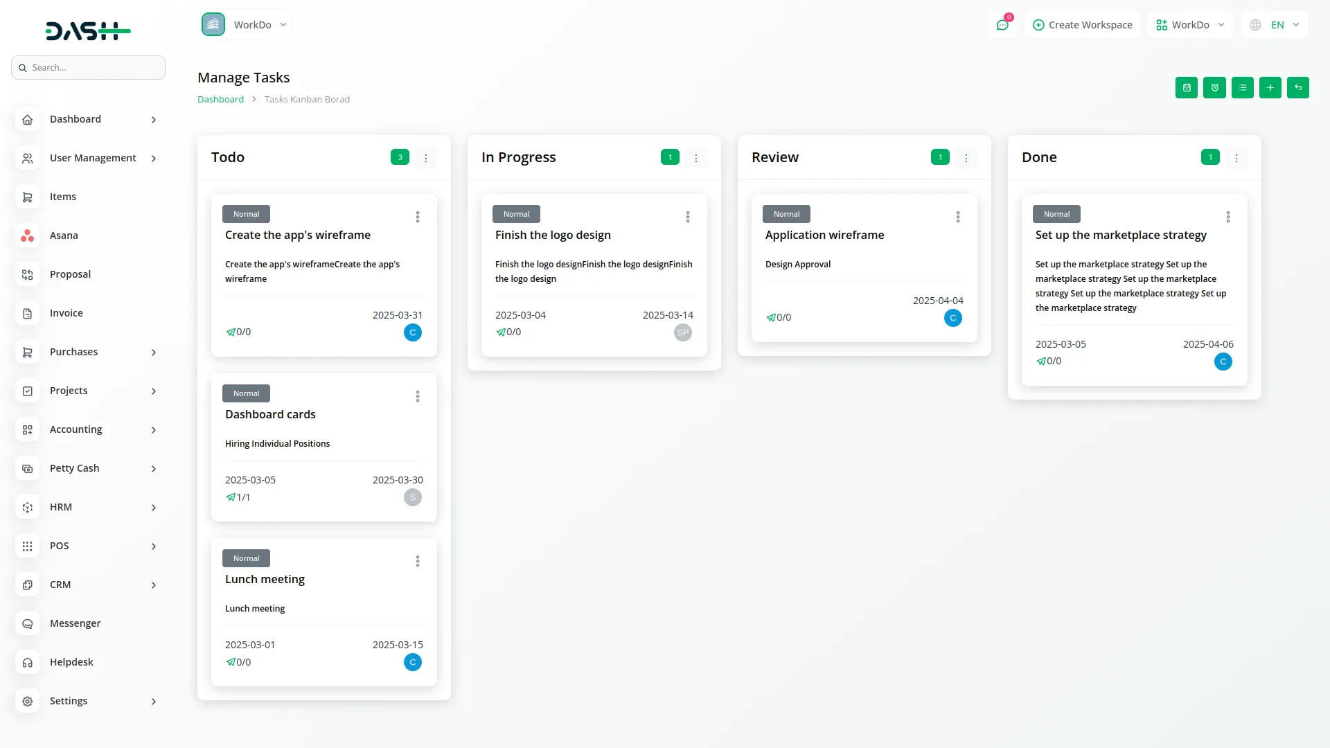 Asana Project Management
