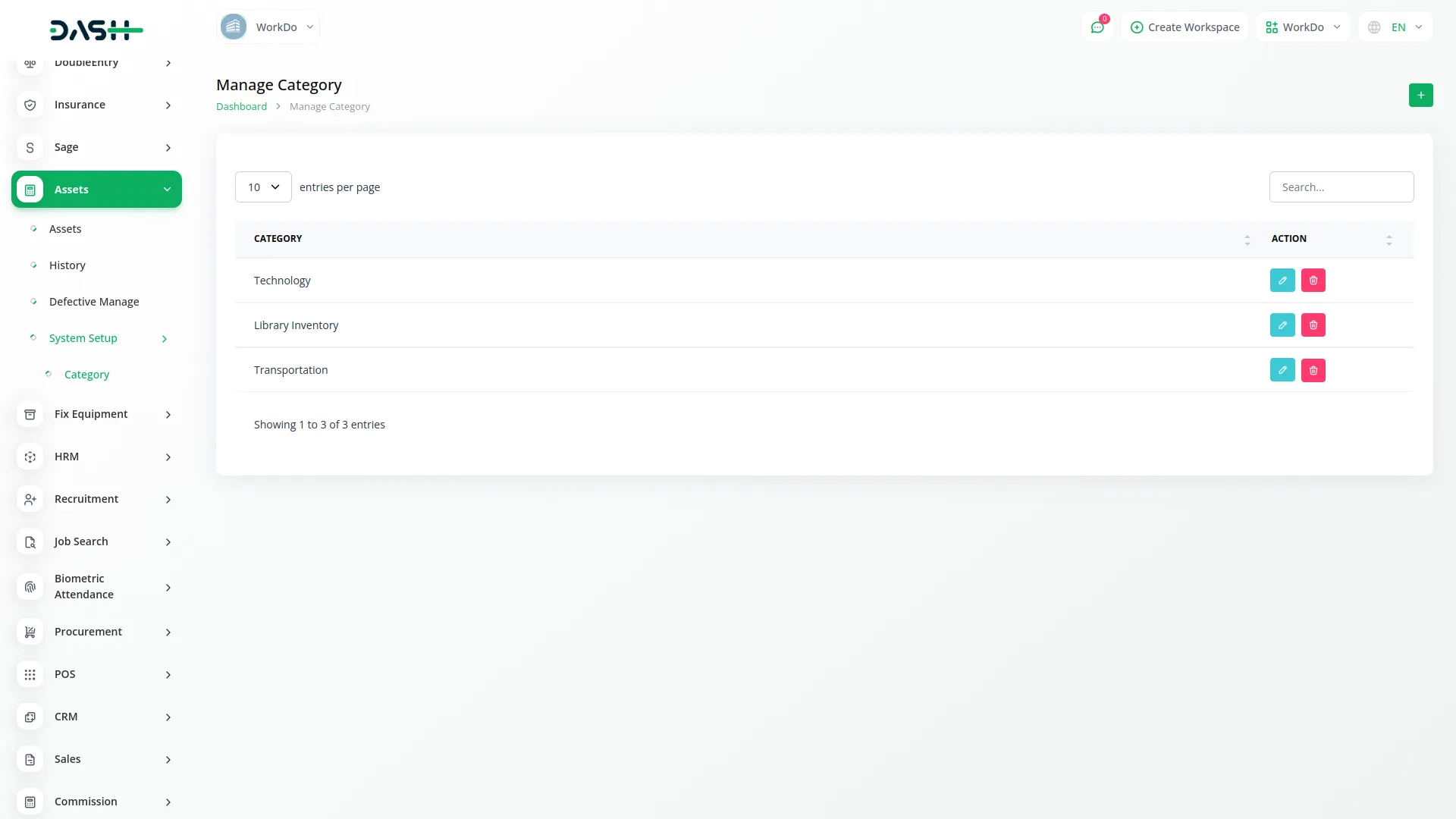 Assets Integration