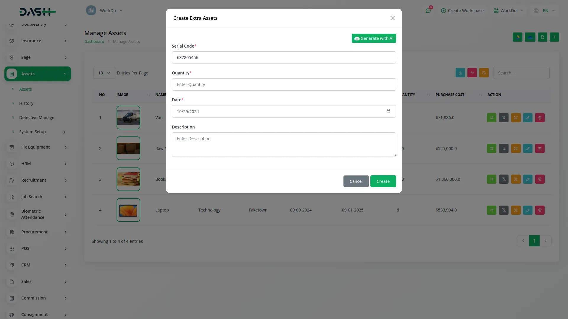 Assets Integration