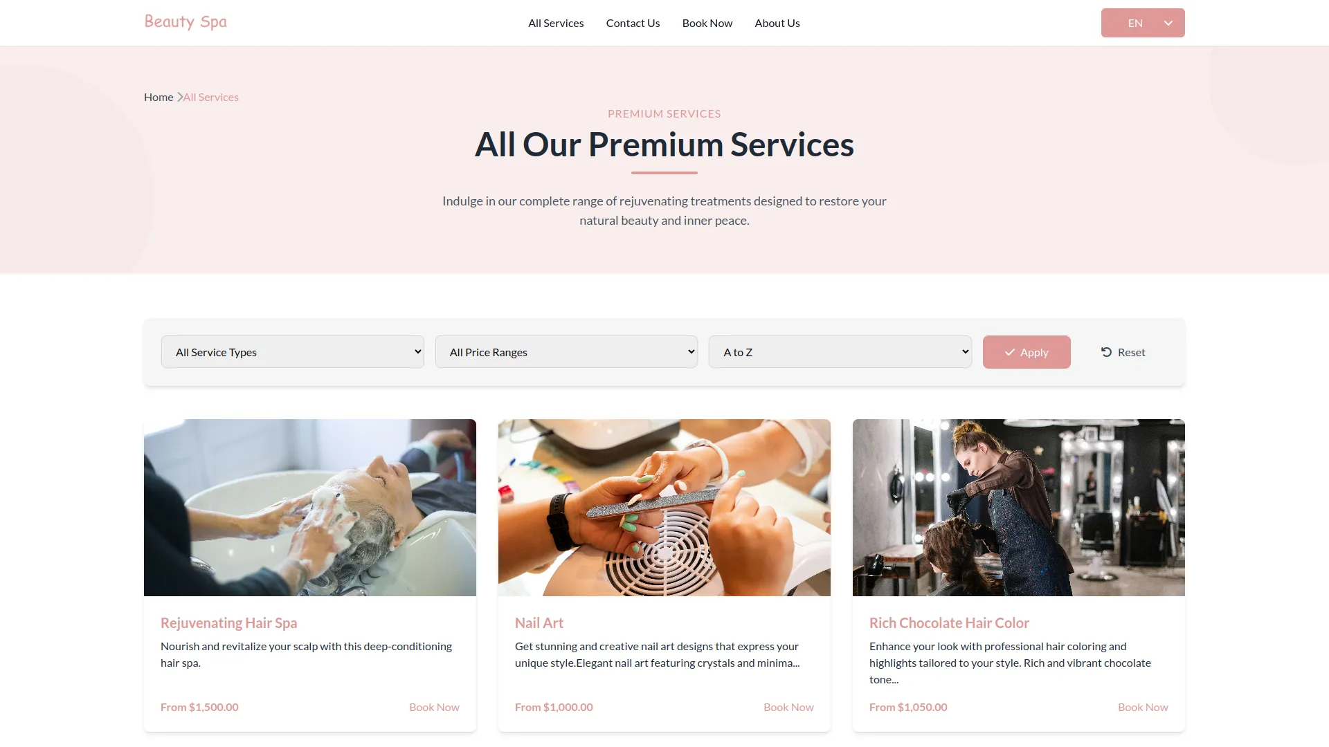 Beauty Spa Management