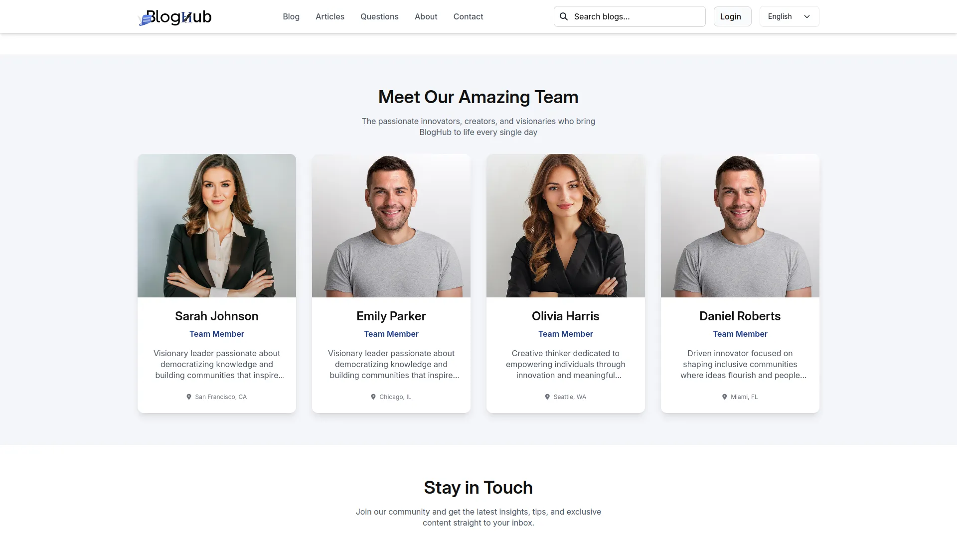 blog and article