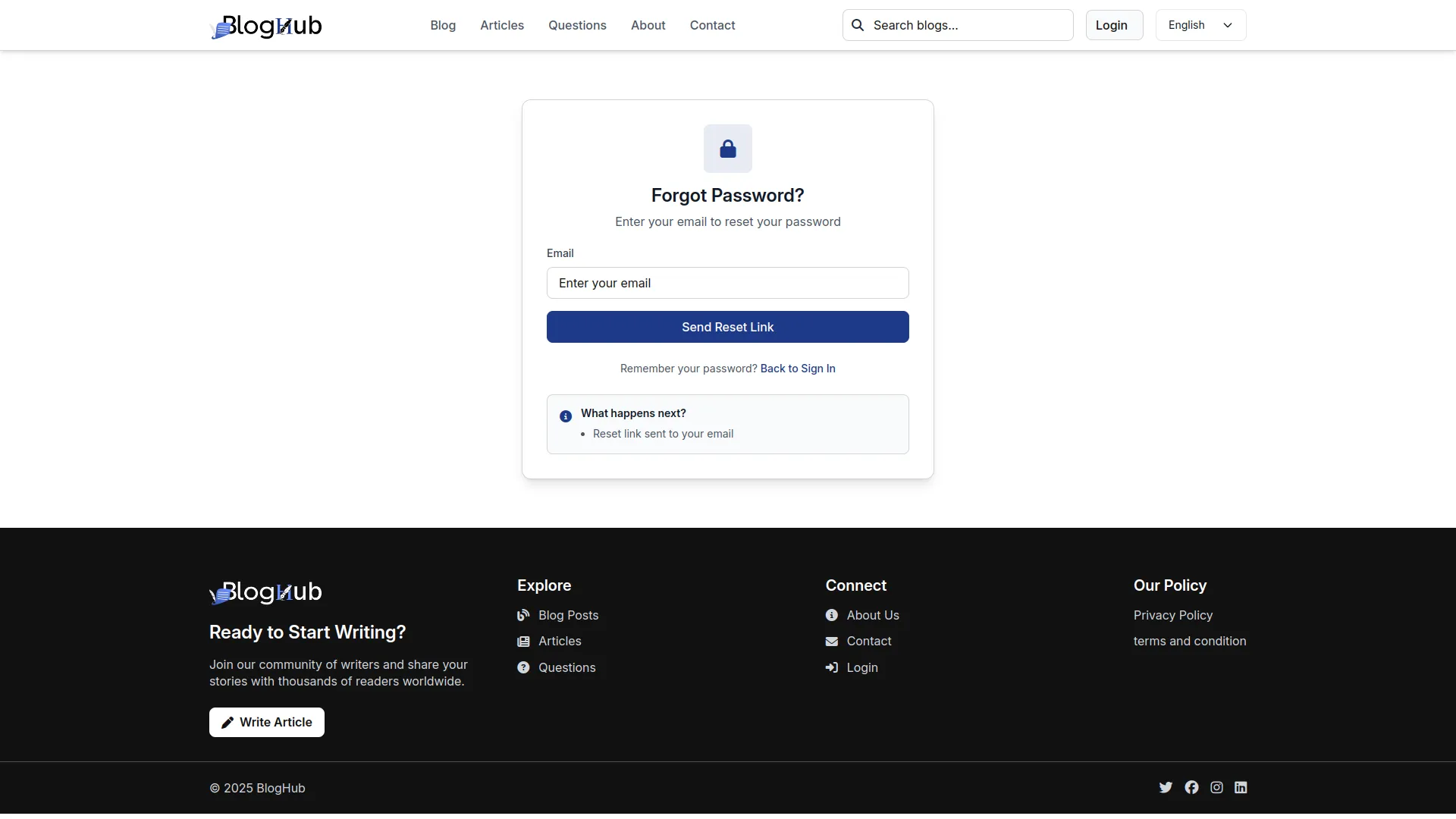blog and article