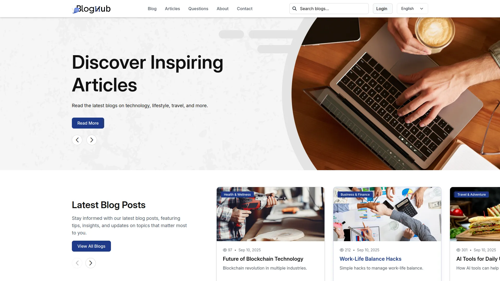 blog and article