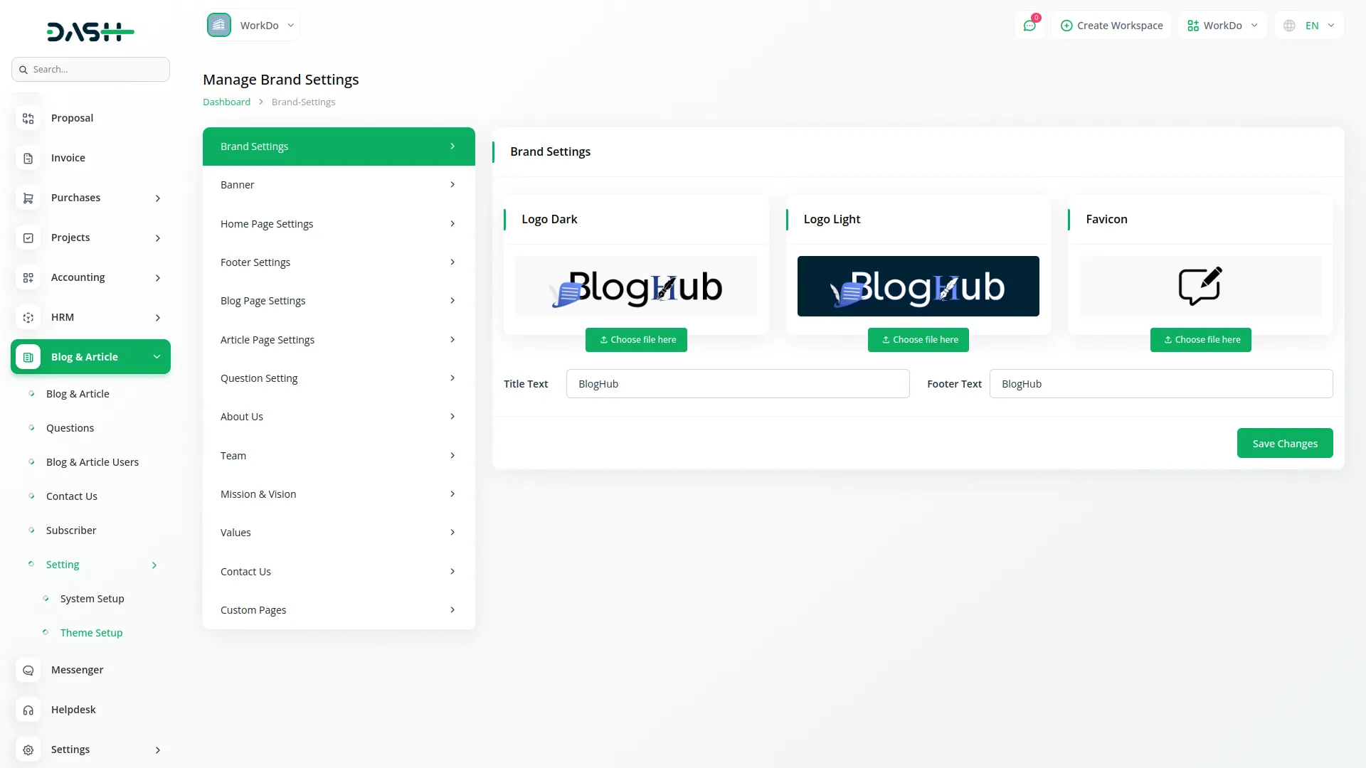 blog and article