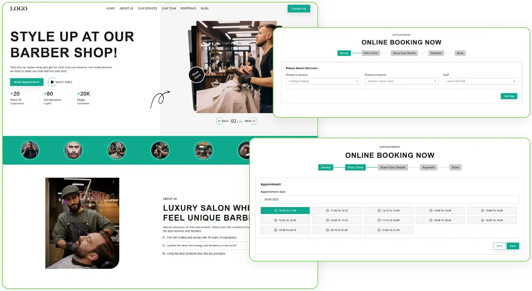 Online Appointment Scheduling