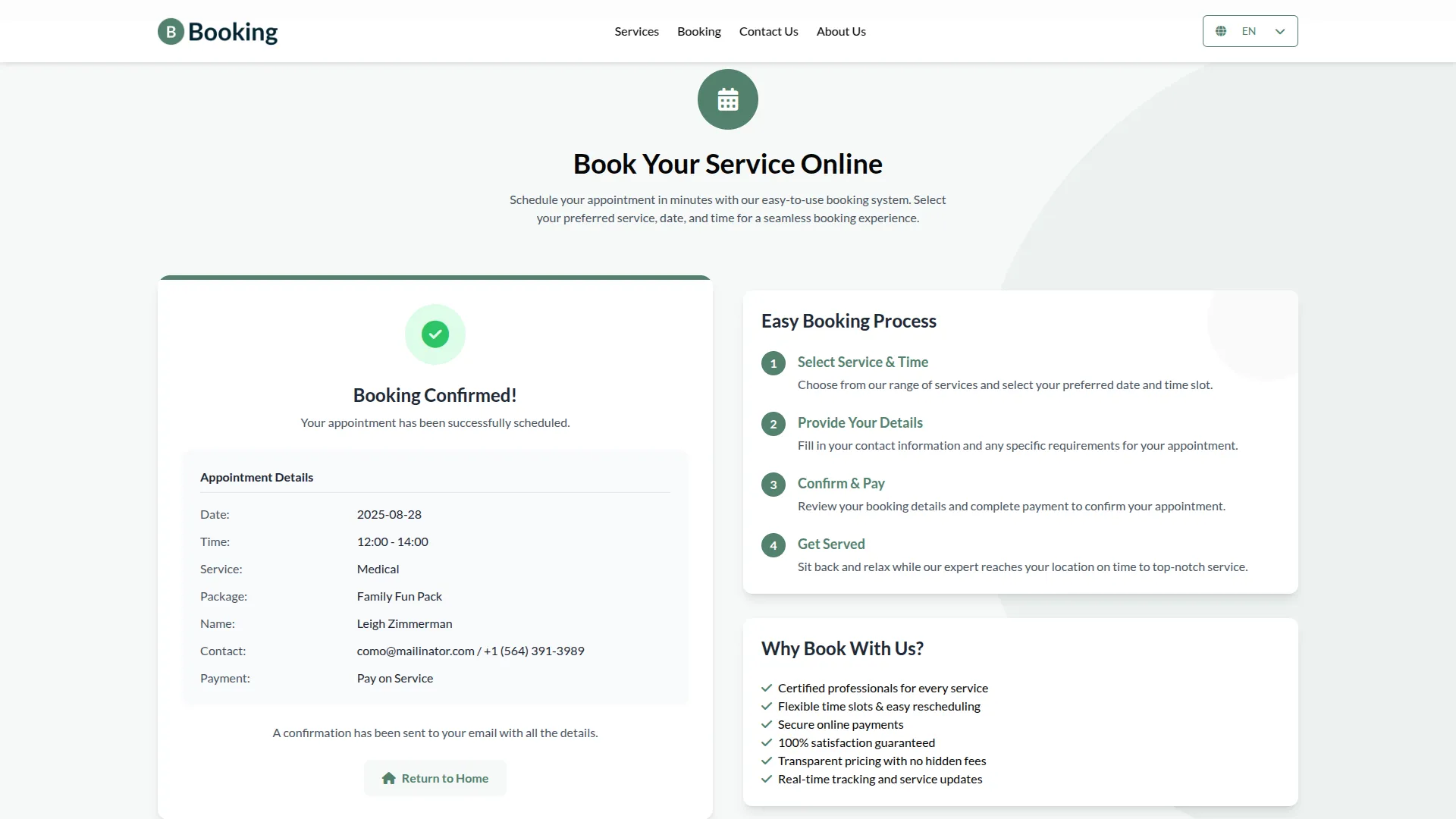 Bookings Bookings