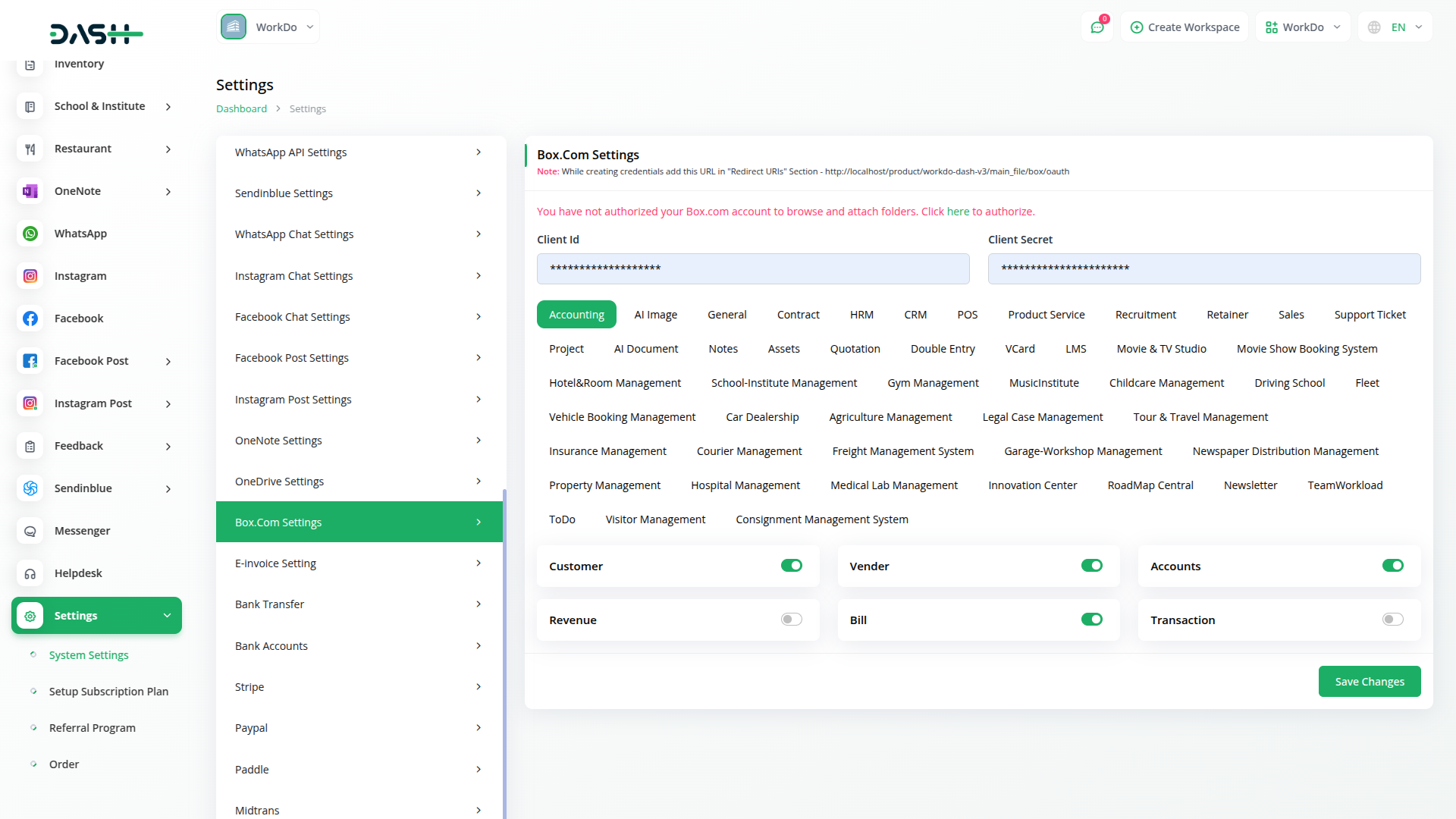 Onedrive Dash Saas