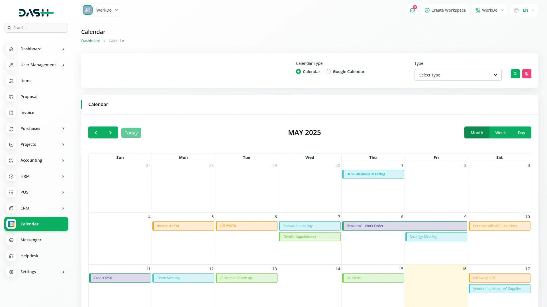calendar Calendar