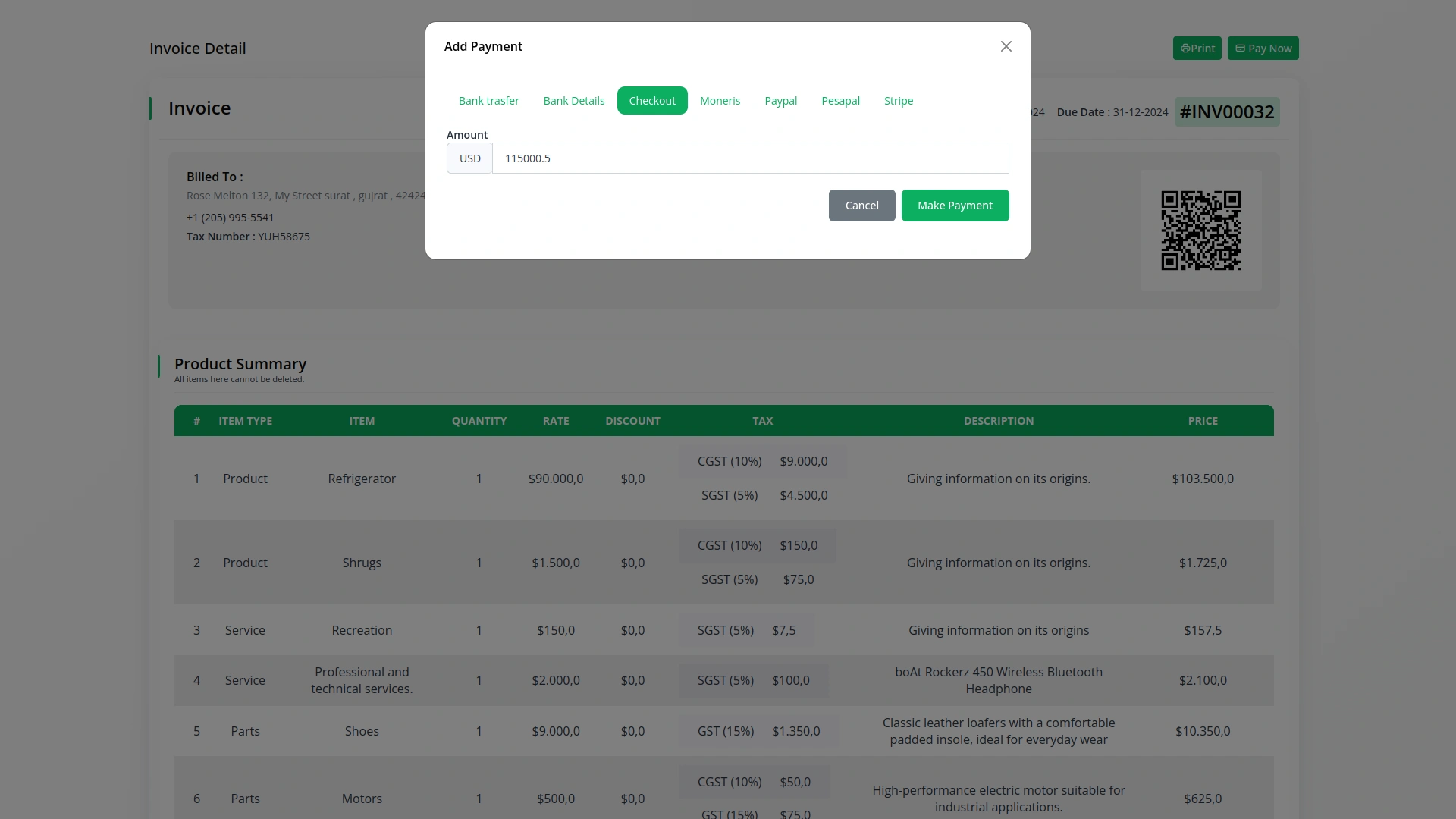 Checkout Integration Checkout Integration