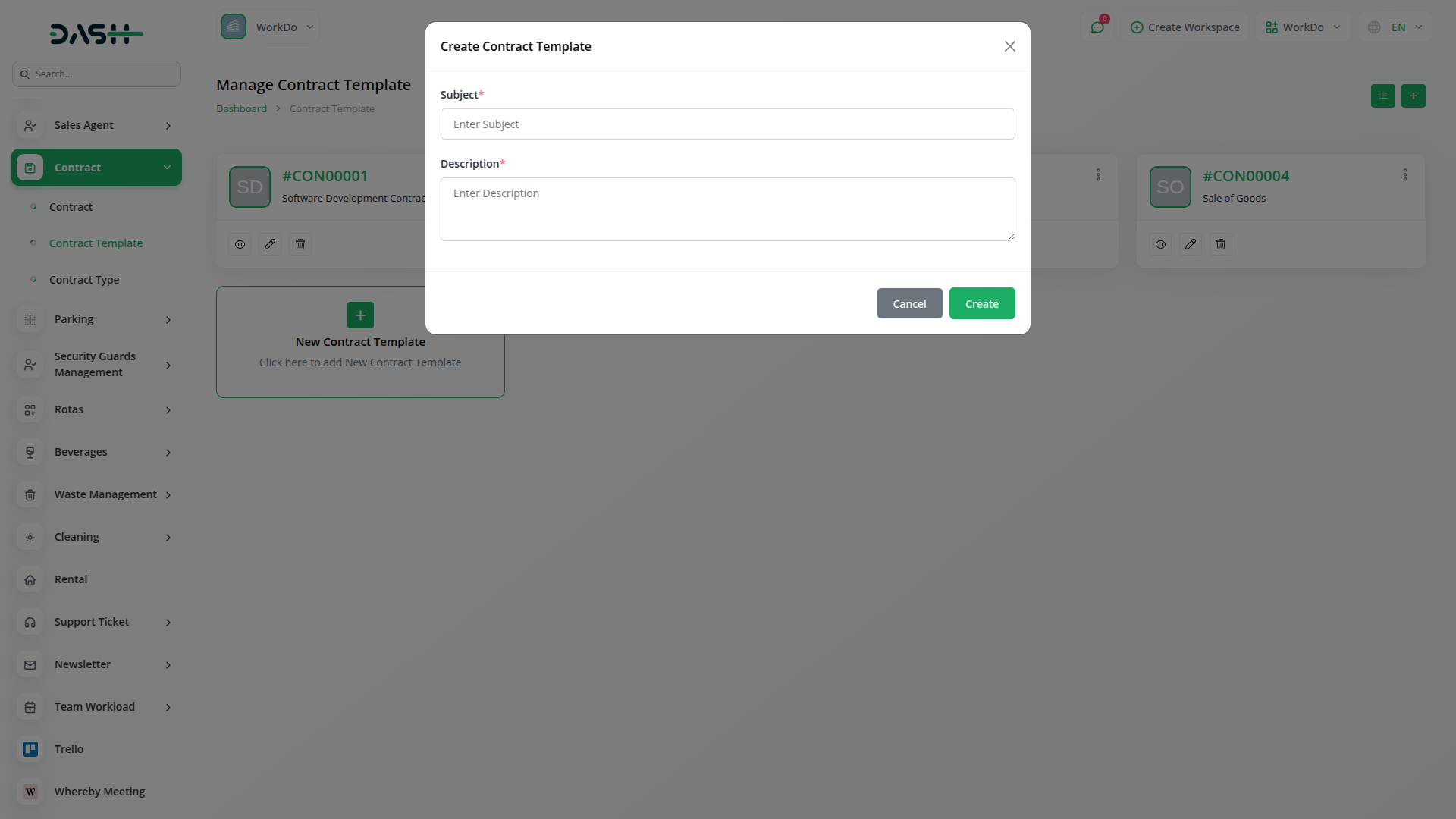 Contract Template