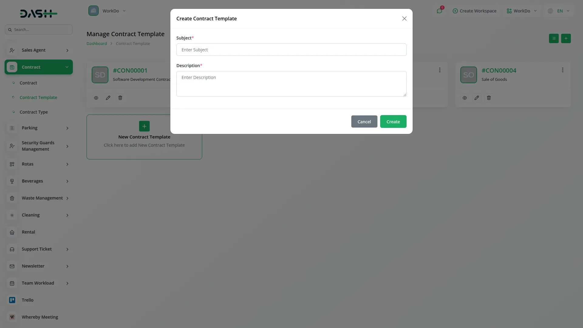 Contract Template