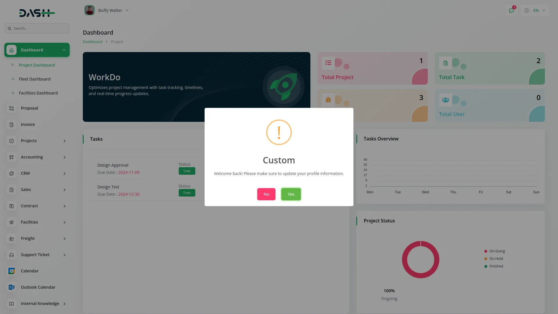 Custom Alert