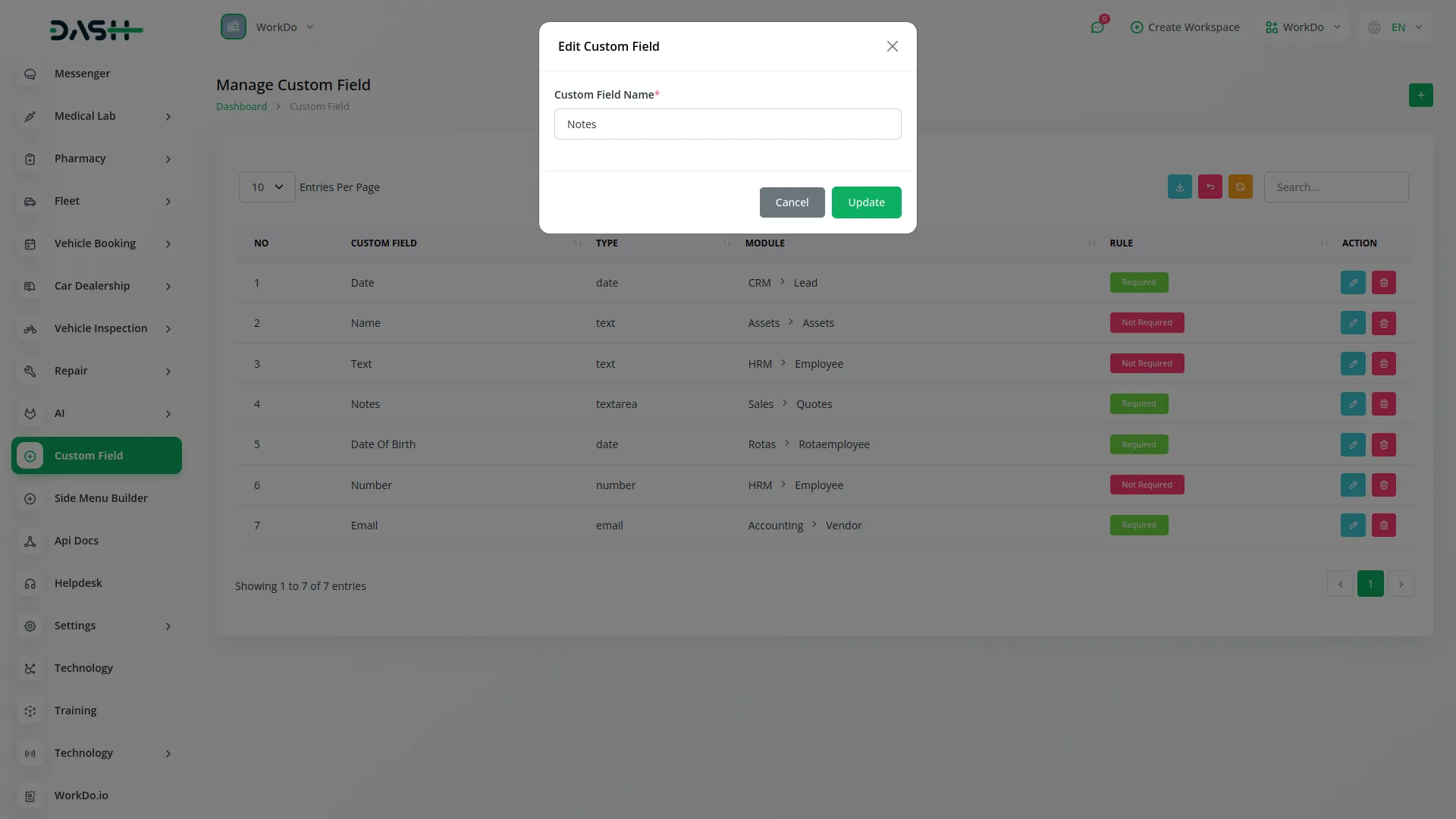 Custom Field