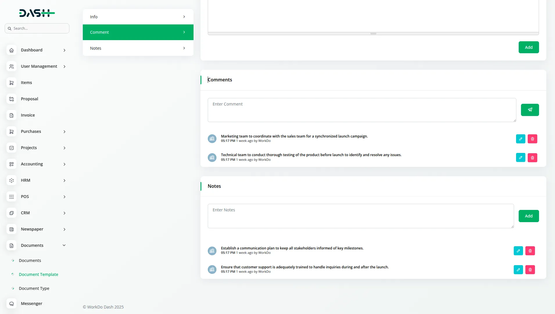 Document Template