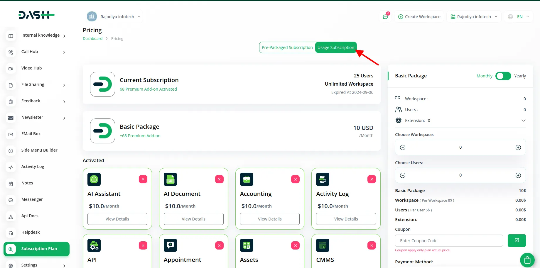 E-Invoice Dash Saas