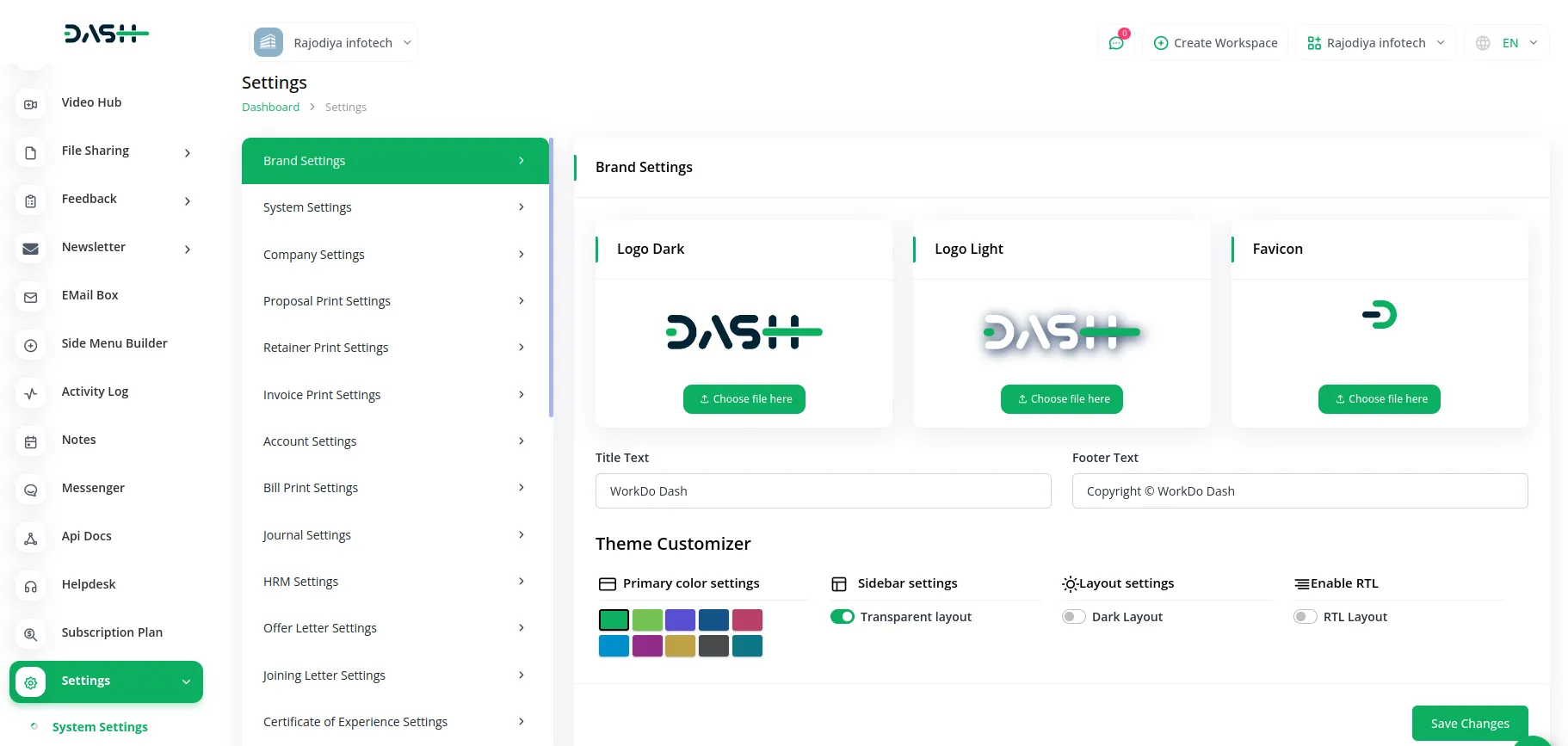 E-Invoice Dash Saas
