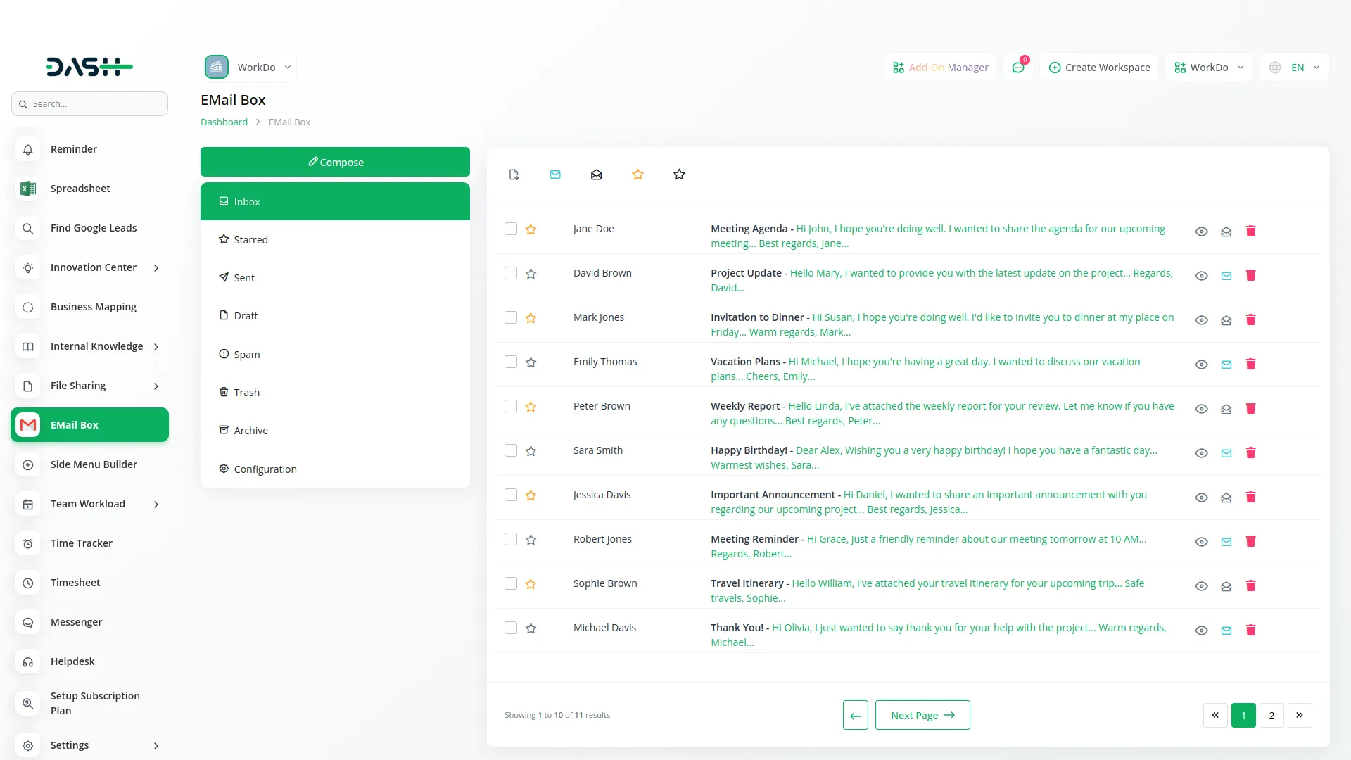 Emailbox