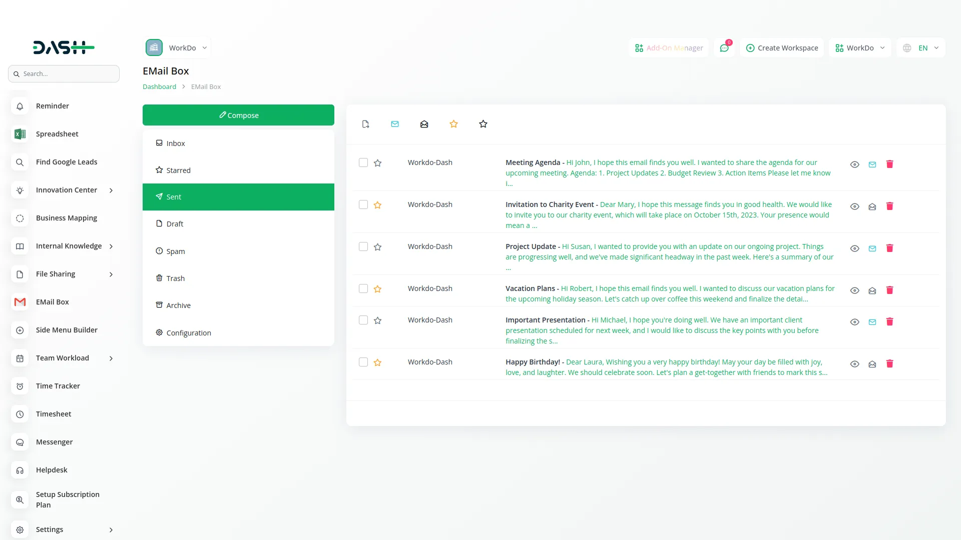 Emailbox